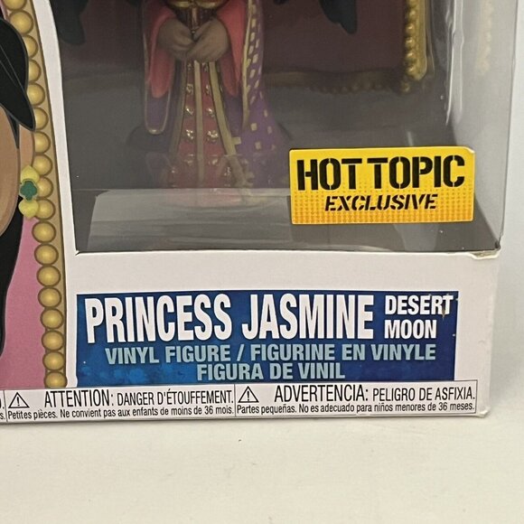 2019 Funko Pop Hot Topic Disney Princess Jasmine Desert Moon Figure #543 - Picture 3 of 16